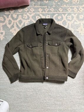 Patagonia Dark Olive Wool Jacket